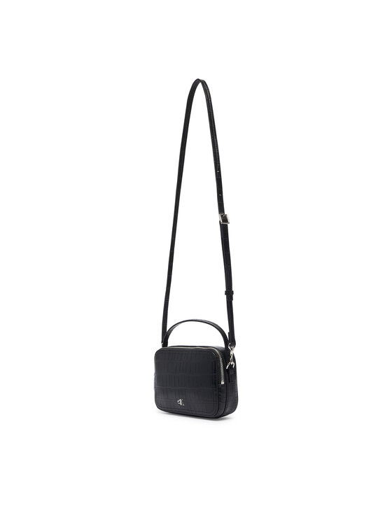 Calvin Klein Soma Calvin Klein Ck Croc Camera Bag LV04F3905G Melns
