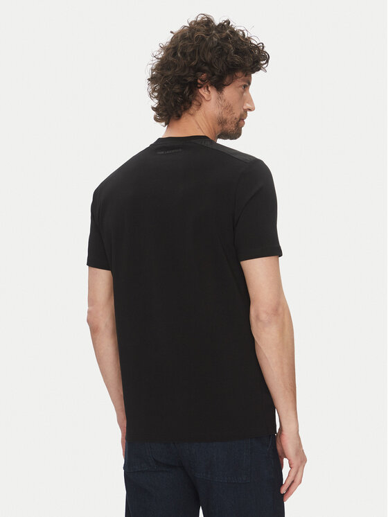 KARL LAGERFELD KARL LAGERFELD T-shirt 755037 552221 Crna Regular Fit