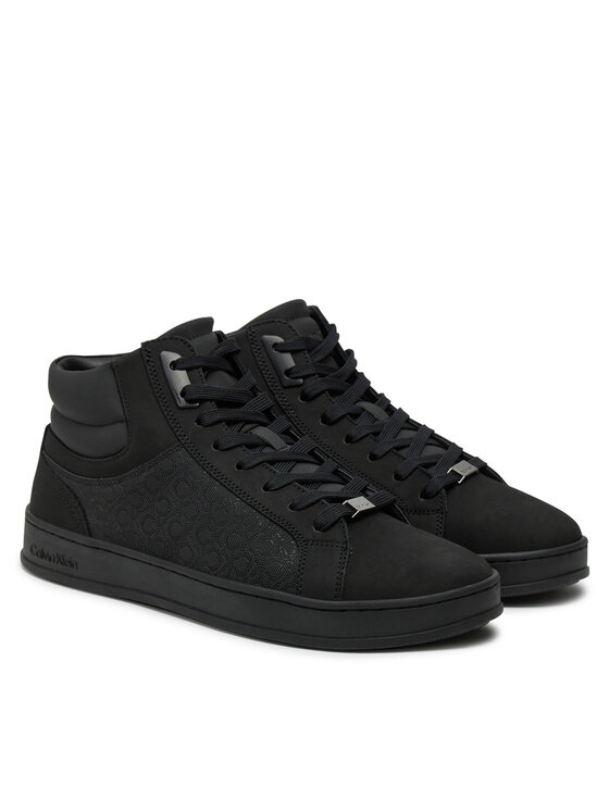 Calvin Klein Zapatillas Calvin Klein High Top Lace Up Nb Mono HM0HM01769 Negro