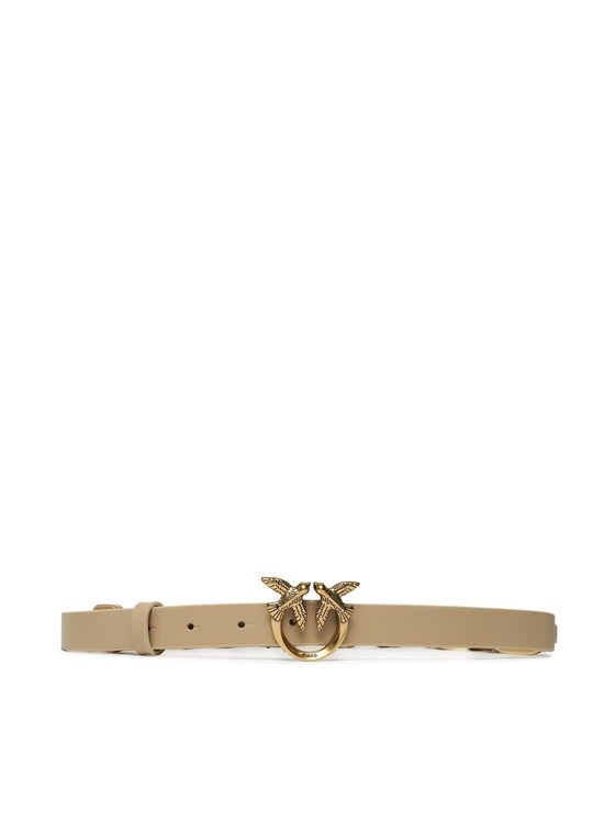 PINKO Жіночий ремінь Pinko Love Day Macro Chain H2 Belt PE 23 PLT01 100139 A0F1 Бежевий