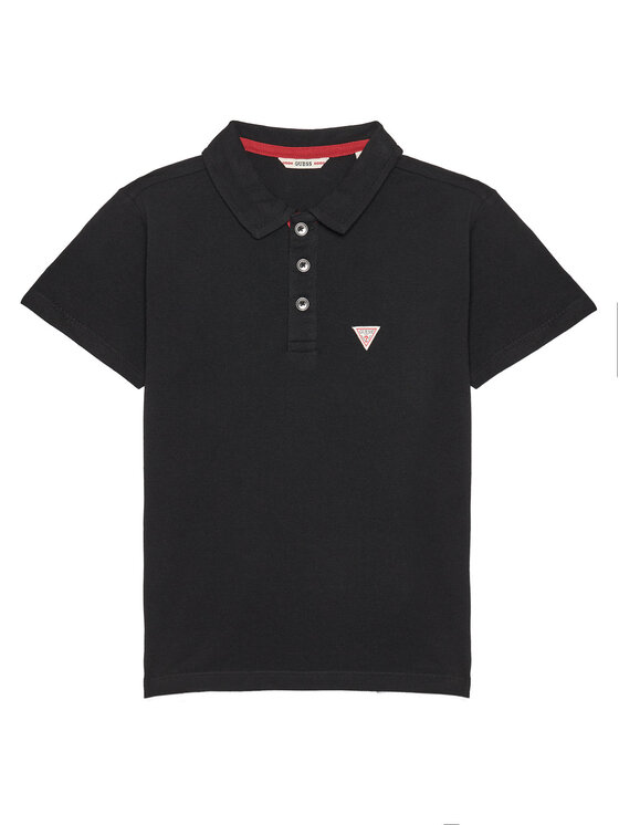 Guess Guess Polo marškinėliai L2GP02 KAPY0 Juoda Regular Fit
