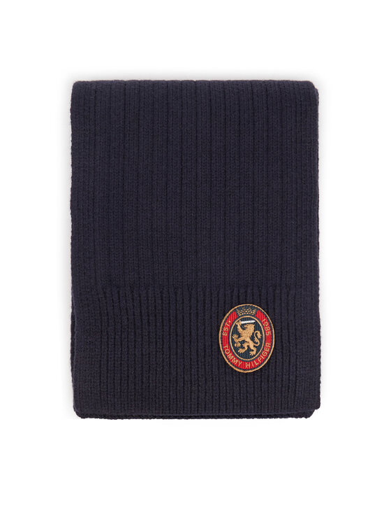 Tommy Hilfiger Zestaw szalik i czapka Tommy Hilfiger Th Crest Giftpack AM0AM14586 Granatowy