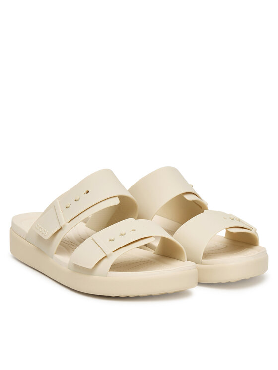 Crocs Шльопанці Crocs Brooklyn Buckle Low Low 211215 Écru