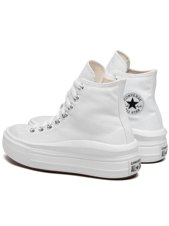 Converse Кеди Converse Chuck Taylor All Star Move Platform 568498C Білий