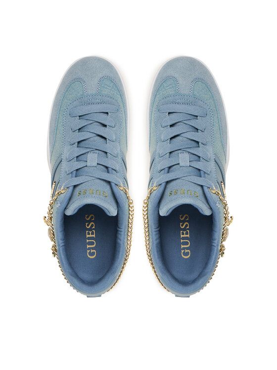 Guess Sneakersy Guess FLTN2K DEN12 Modrá