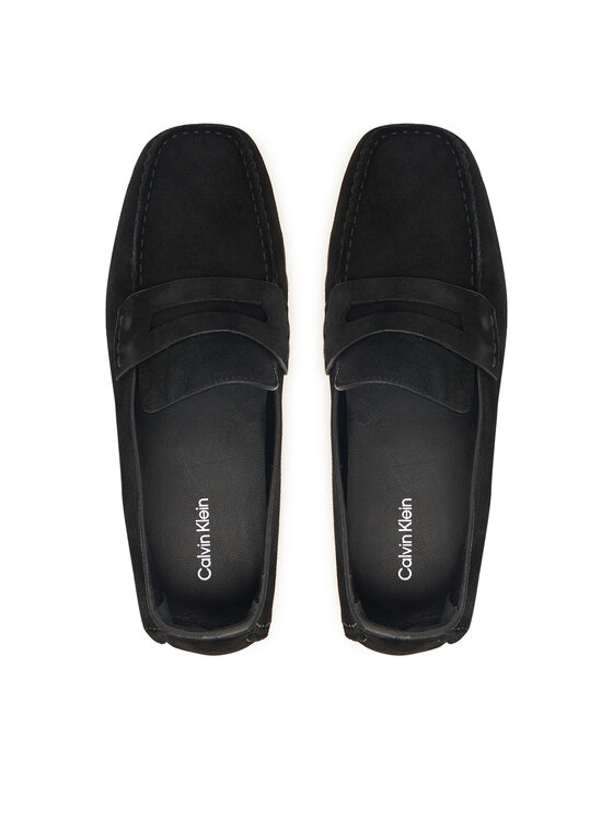 Calvin Klein Mocasines Calvin Klein Square Driver Suede HW0HW02844 Negro