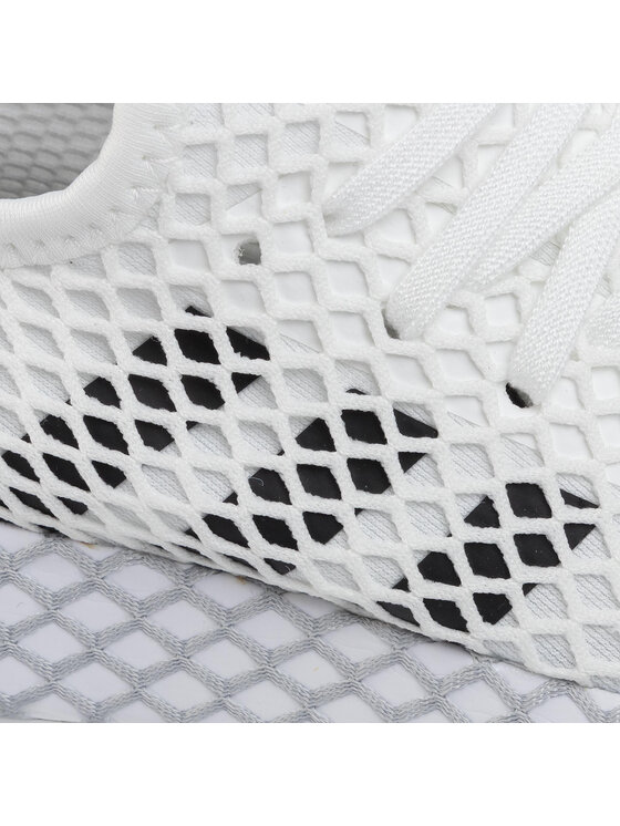 adidas Sneakersy adidas Deerupt Runner J F34295 Bílá