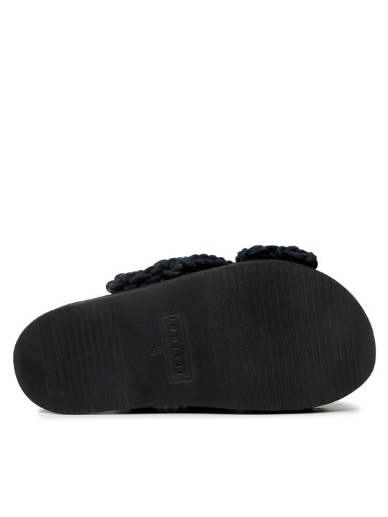 Inuikii Ciabatte Inuikii Woven Stones 70103-106 Nero