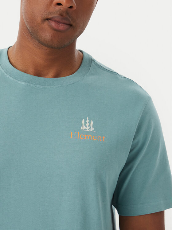 Element Element Camiseta SBXE Remember ELYZT00489 Turquesa Regular Fit