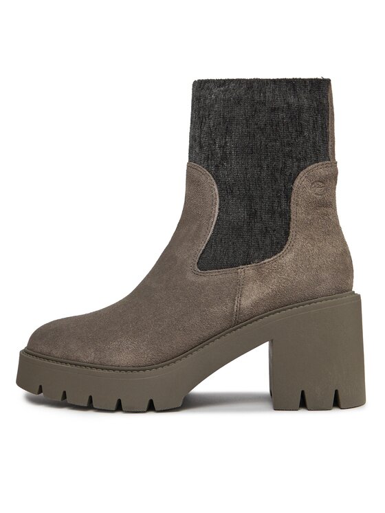 Tamaris Členková obuv s elastickým prvkom Tamaris 1-25851-41 Sivá