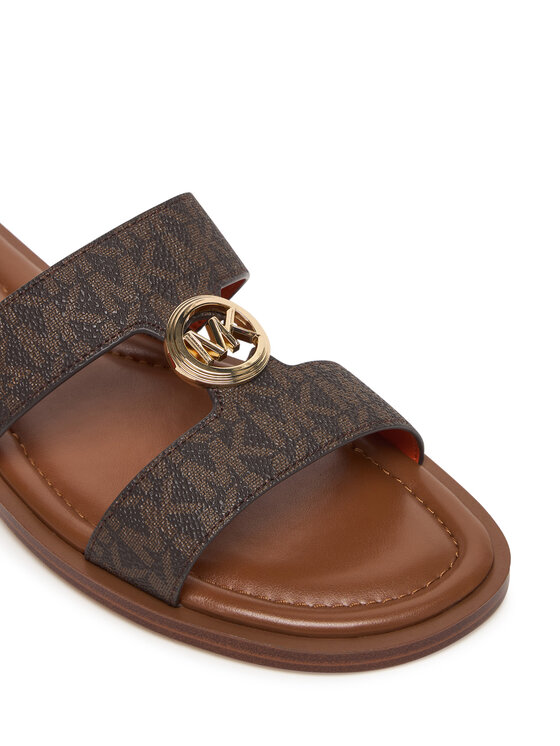 MICHAEL Michael Kors Шльопанці MICHAEL Michael Kors Ering Flat 40S6ERFS2B Коричневий