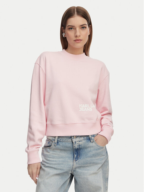 Karl Lagerfeld Jeans Karl Lagerfeld Jeans Sudadera B2W20039 Rosa claro Regular Fit