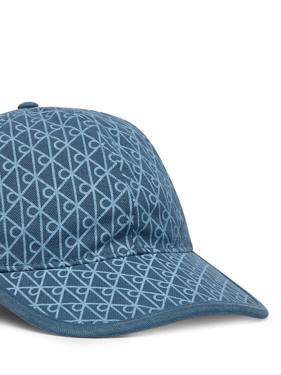Calvin Klein Шапка с козирка Calvin Klein Emblem Print W Leather Patch Cap LV04D5029G Син