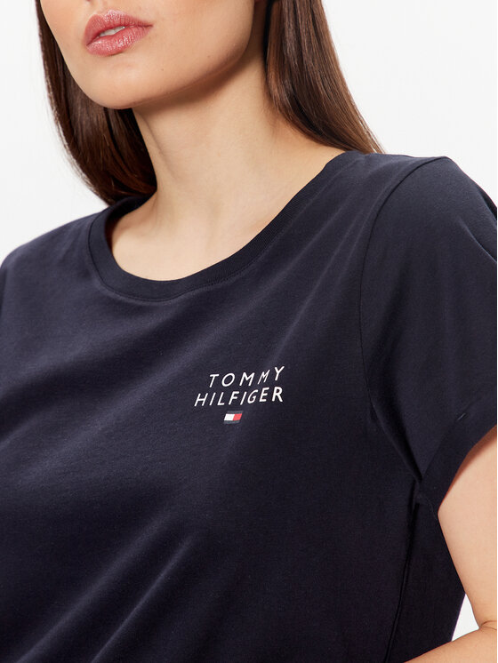 Tommy Hilfiger Tommy Hilfiger Póló UW0UW04525 Sötétkék Relaxed Fit
