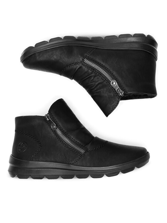 Rieker Botines planos Rieker Z0051-01 Negro