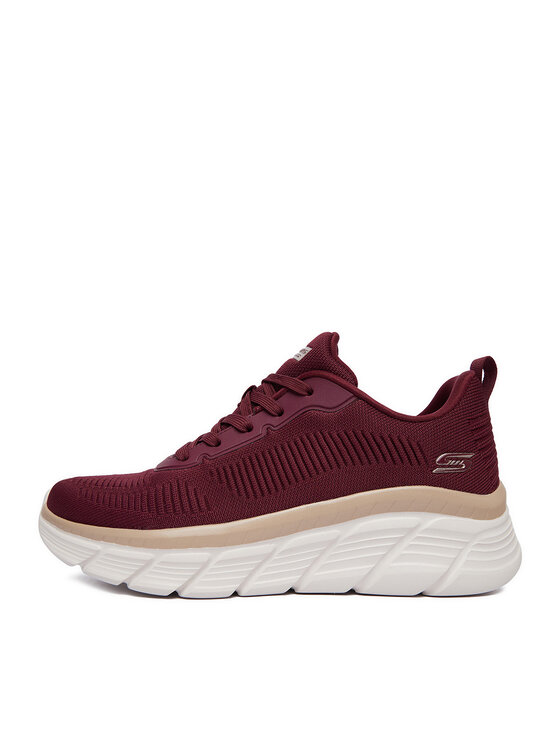 Skechers Снікерcи Skechers C-BOBS HI FLEX 117385 BURG Бордовий