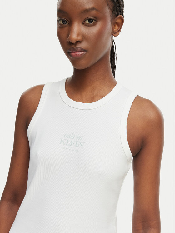 Calvin Klein Jeans Calvin Klein Jeans Top LV047F239G Blanco Slim Fit