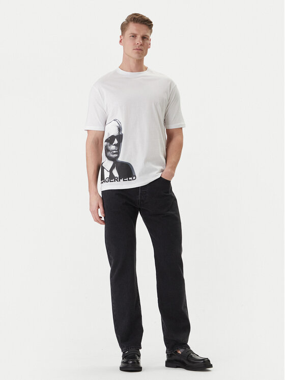 KARL LAGERFELD KARL LAGERFELD Camiseta 755170 562251 Blanco Loose Fit