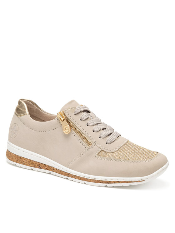 Rieker Pantofi Rieker N5121-60 Bej