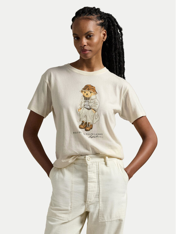 Polo Ralph Lauren Polo Ralph Lauren Póló 211947961001 Ekru Regular Fit