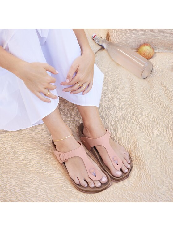 Birkenstock Šlepetės per pirštą Birkenstock Gizeh 1024134 Rožinė