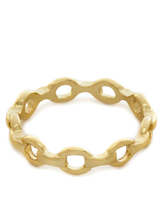 Pieces Set prsteňov Pieces 17146764 Zlatá