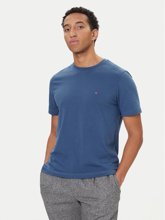 Tommy Hilfiger Tommy Hilfiger Camiseta Ess Seasonal MW0MW39995 Azul Regular Fit
