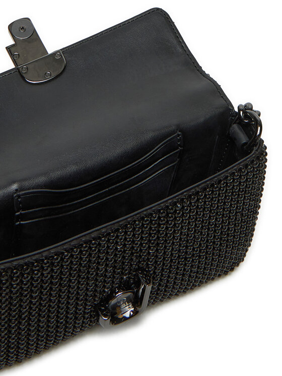 Marc Jacobs Сумка Marc Jacobs The Rhinestone J Marc Mini Shoulder Bag H912M06RE22 Чорний