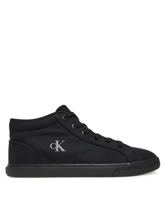 Calvin Klein Jeans Superge Calvin Klein Jeans Ess Vulc Mid Mg Canvas YM0YM01210 Črna
