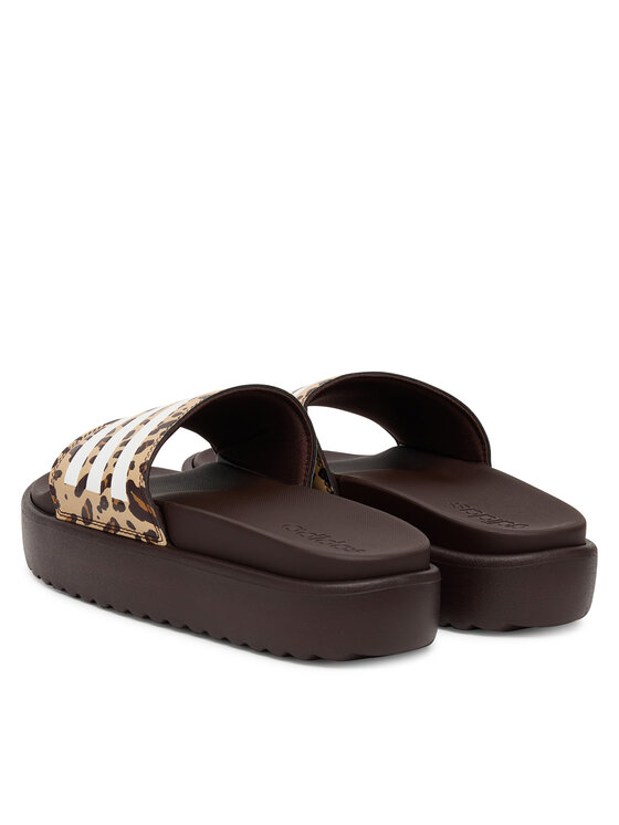 adidas Шльопанці adidas adilette Platform Slides JR9234 Коричневий