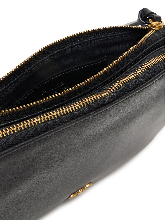 PINKO Torbica PINKO Double Mini Al 25-26 PLTT 105359 A0QO Crna