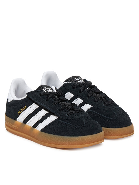 adidas Снікерcи adidas Gazelle Indoor Comfort Closure Elastic Lace IH9131 Чорний