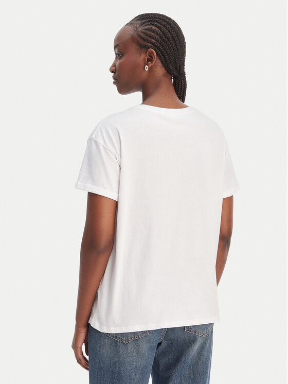Liu Jo Liu Jo Camiseta WA6372 JS923 Blanco Regular Fit