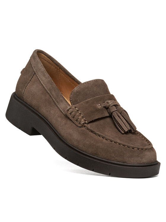 Geox Loafers Geox D Spherica Ec1 B D65DKA 22 C6029 Ανοιχτό καφέ