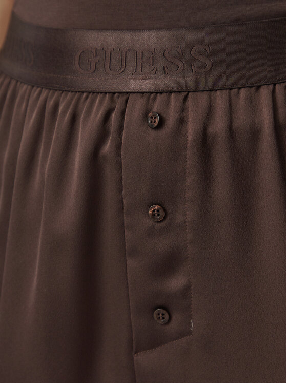 Guess Guess Pantalones de pijama O6BB05 W3511 Marrón Regular Fit