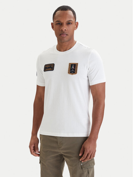 Aeronautica Militare Aeronautica Militare Camiseta 261TS2544UJ00592 Blanco Regular Fit