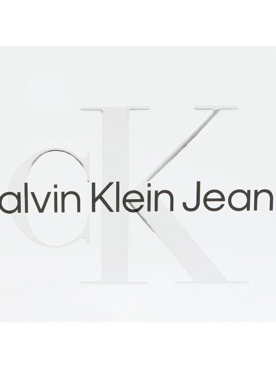 Calvin Klein Jeans Pouzdro na mobil Calvin Klein Jeans Sculpted Ew Flap Phone Cb Silver K60K610406 Stříbrná