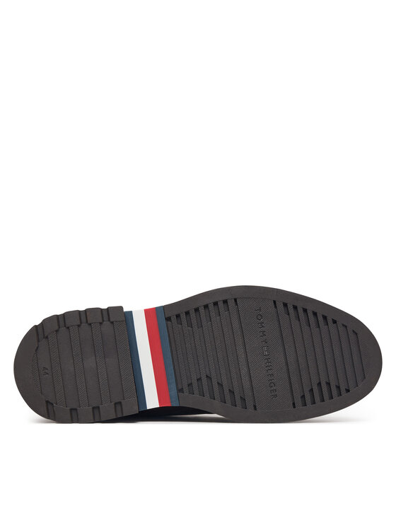 Tommy Hilfiger Μποτίνια Tommy Hilfiger Corporate Casual Lth Moc Chukka FM0FM05987 Καφέ