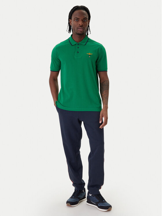 Aeronautica Militare Aeronautica Militare Polo 261PO1308UP00082 Verde Regular Fit