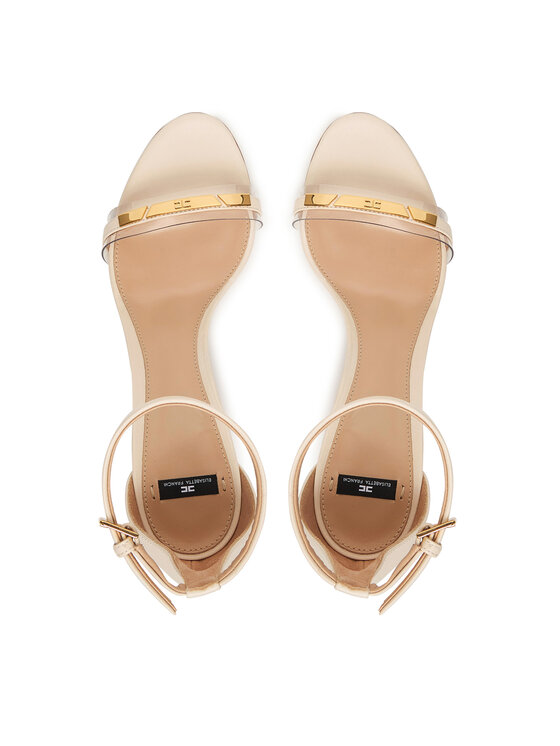 Elisabetta Franchi Sandales Elisabetta Franchi SA56L61E2 Écru