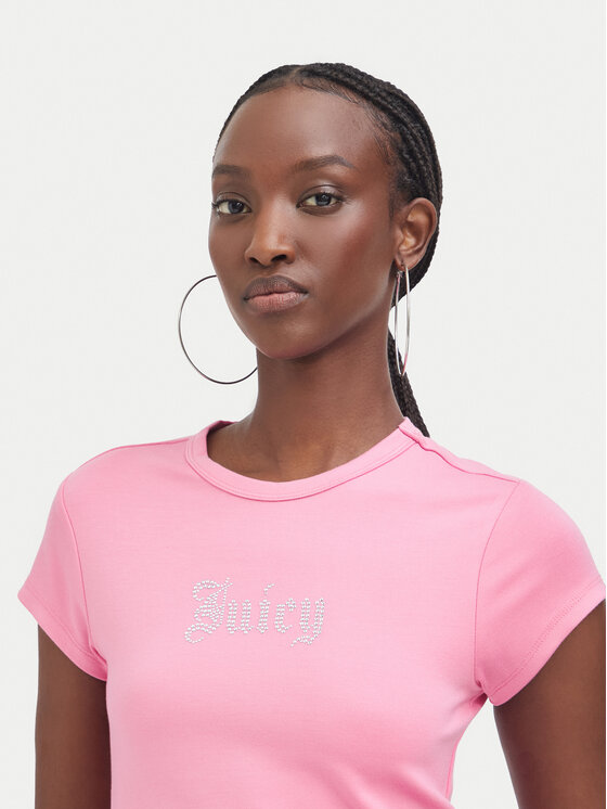 Juicy Couture Juicy Couture Camiseta JCWCT226326 Rosa Slim Fit