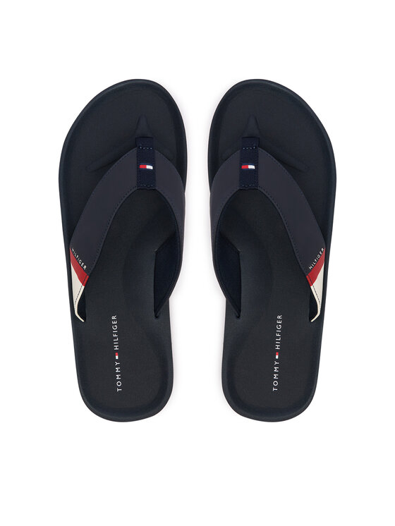 Tommy Hilfiger Flip-flops Tommy Hilfiger Padded Hilfiger Beach Sandal FM0FM06011 Sötétkék