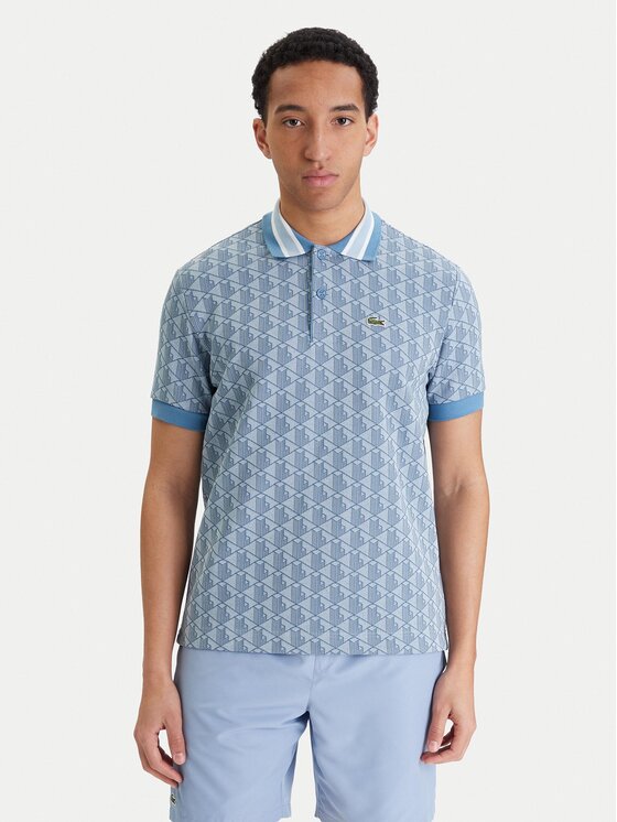 Lacoste Lacoste Поло DH1417 Голубий Classic Fit