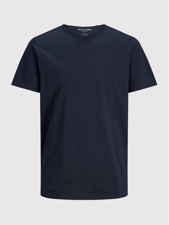 Jack & Jones Jack & Jones Marškinėliai Basher 12182498 Tamsiai mėlyna Regular Fit