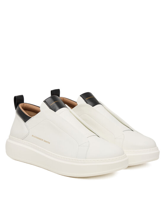 Alexander Smith Снікерcи Alexander Smith Wembley Man Slip-On ASBDWLM 2384 Білий