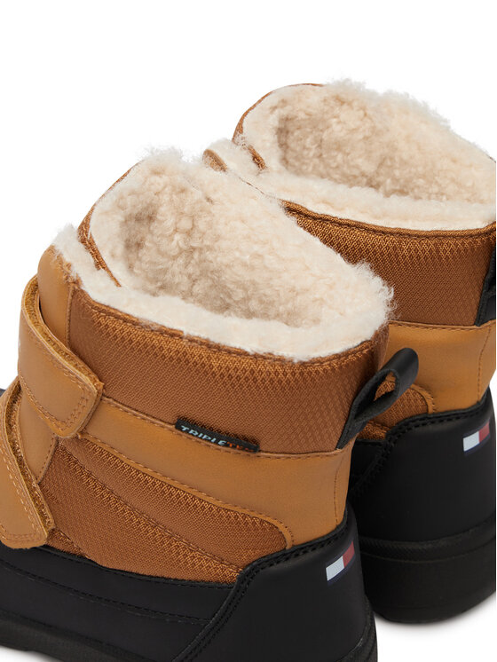Tommy Hilfiger Botas de nieve Tommy Hilfiger Niagara T1XD-35302-1973 S Marrón claro