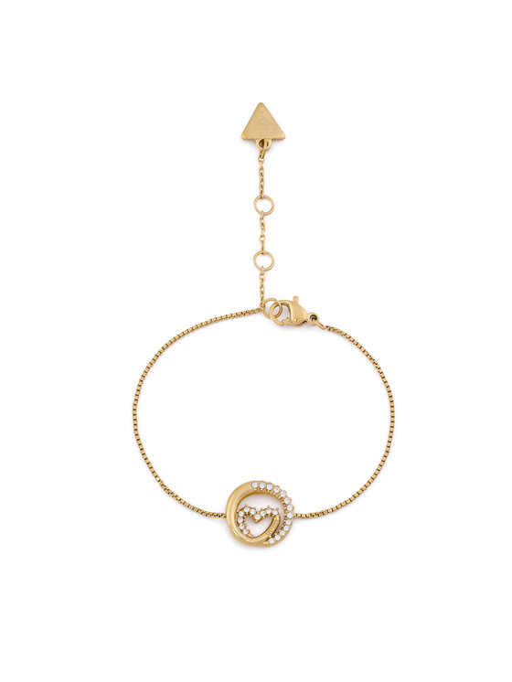 Guess Náramek Guess JUBB05 527JW Zlatá