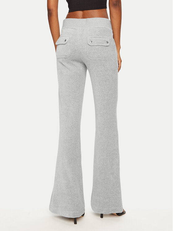 Juicy Couture Juicy Couture Pantalones de chándal Layla JCSEBJ001 Gris Flared Leg