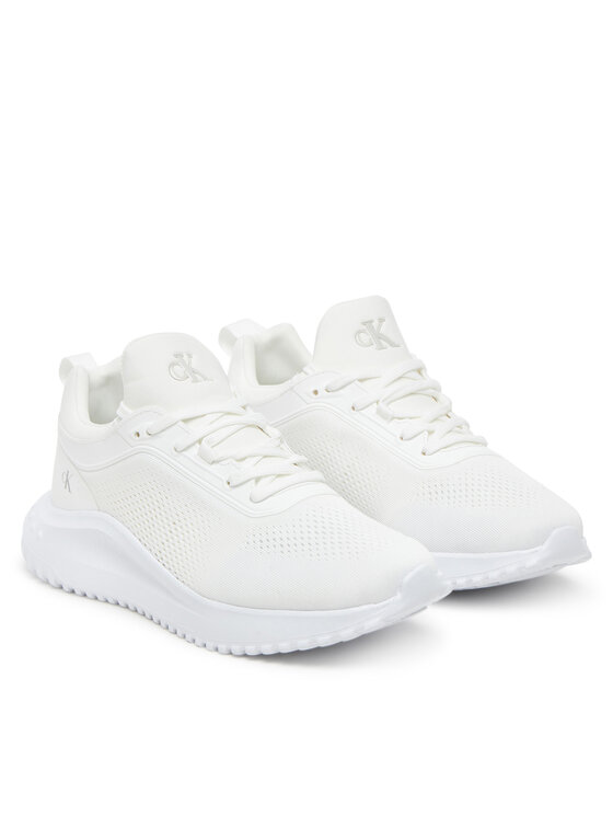 Calvin Klein Jeans Sneakersy Calvin Klein Jeans Eva Runner Sock Mg Tech YW0YW01855 Biela