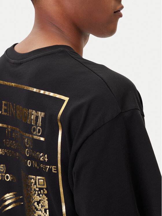 Plein Sport Plein Sport Футболка FAEC MTK8362 STE001N Чорний Loose Fit